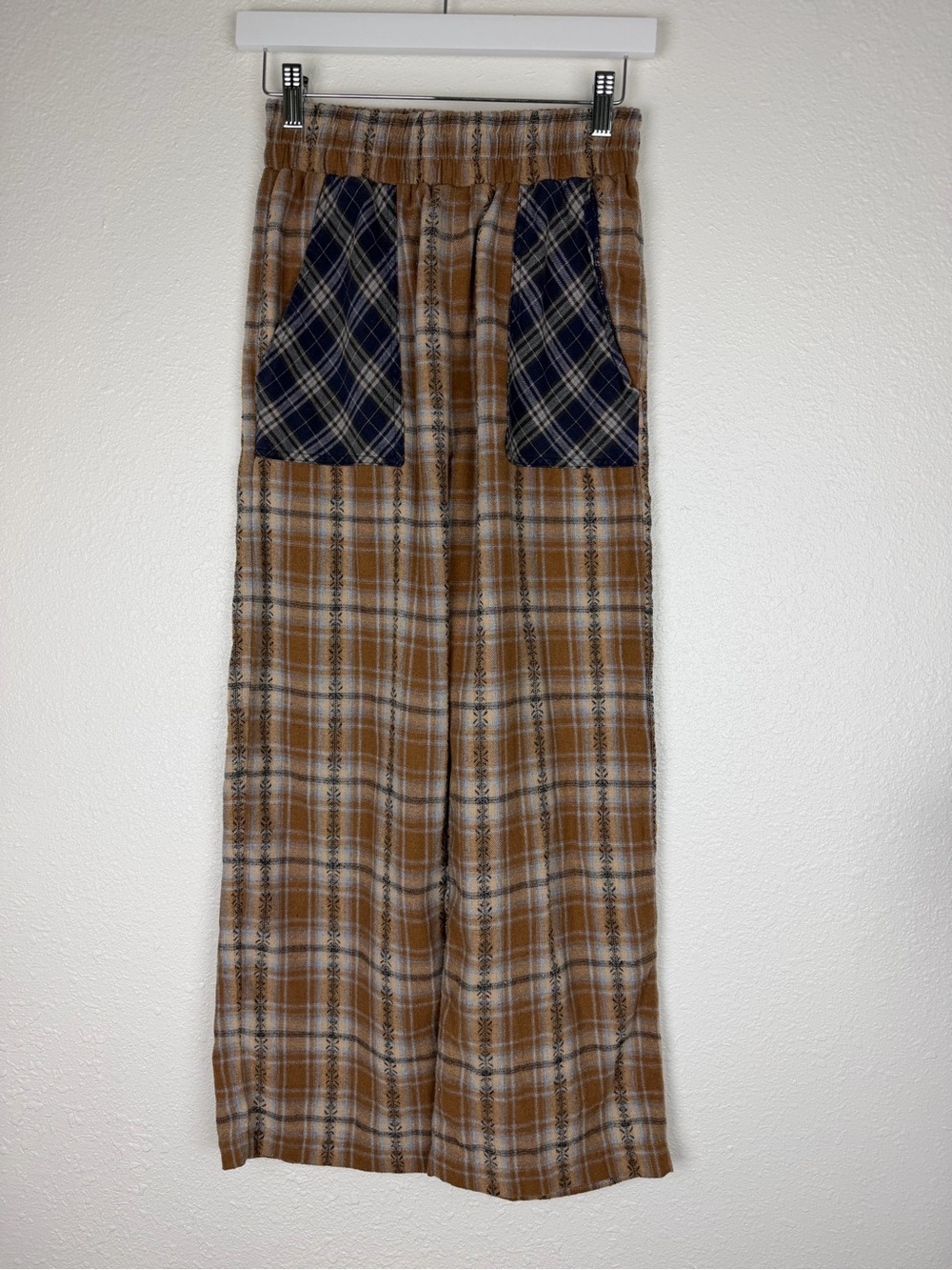 NATURAL LIFE Becket Flannel Plaid Patch Pocket Pants size Small - Picture 4 of 6